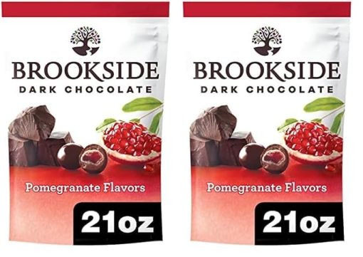 BROOKSIDE Dark Chocolate and Pomegranate Flavored Snacking Chocolate Bag - Image 4