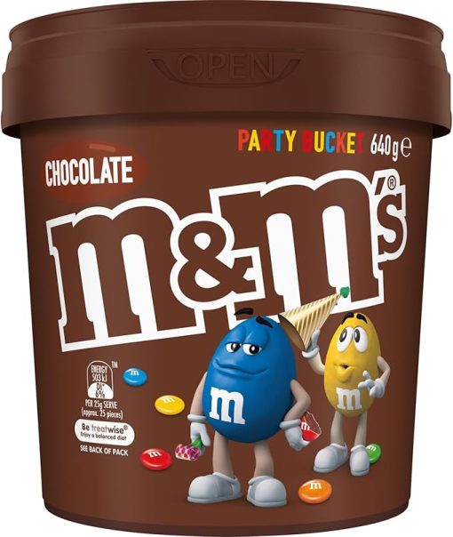 M&M's Milk Chocolate Snack and Share Party Bucket 640g - Image 6